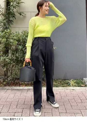 스터닝 루어 하이브리드 슬림 팬츠 블랙