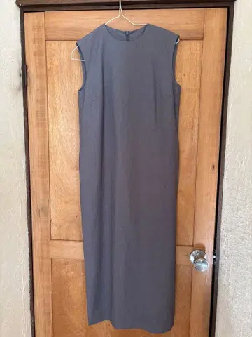 그레이 슬리브리스 롱 원피스 사이즈 0