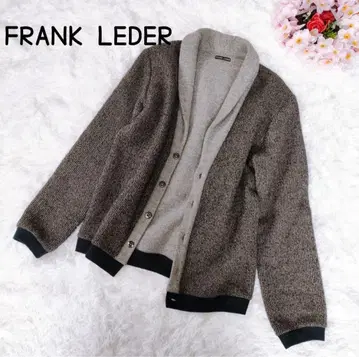 새상품급 프랭크 리더 니트 가디건 긴팔 브라운 그레이 봄 상품