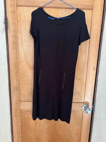 LAURA ASHLEY 블랙 반팔 원피스 사이즈 7