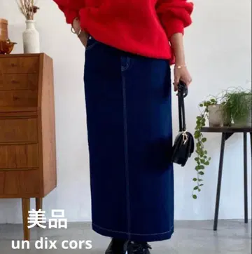 [컨디션 최상] 앤디콜 데님 내로우 스커트