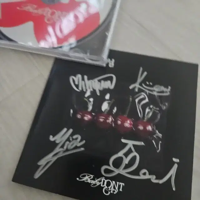 베이비돈크라이 베돈크 희귀 디싱 싸인 멘트 to 있음 한정판 비매 급처