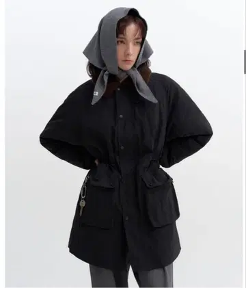 한국 nugu POIK 보아 칼라 나일론 패딩 점퍼 택 포함 새상품