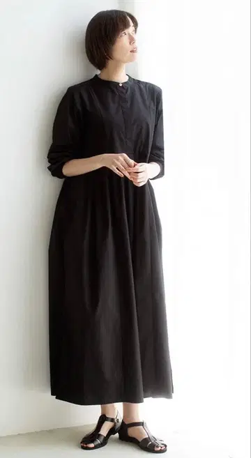 긴팔 드라마틱 원피스