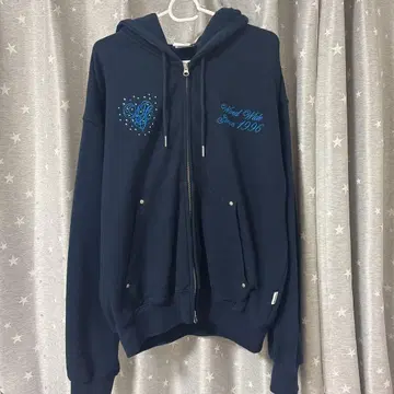 WISH FOREVER 네이비 후드티 M 사이즈