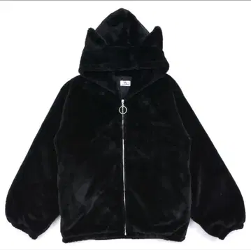 볼칸 & 아프로다이테 복슬복슬 고양이 귀 퍼 BIG 블루종