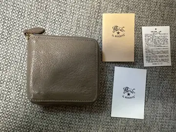 IL BISONTE 이단 접이식 지갑 그레이