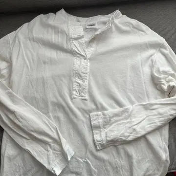 THE SHINZONE 화이트 긴팔 셔츠