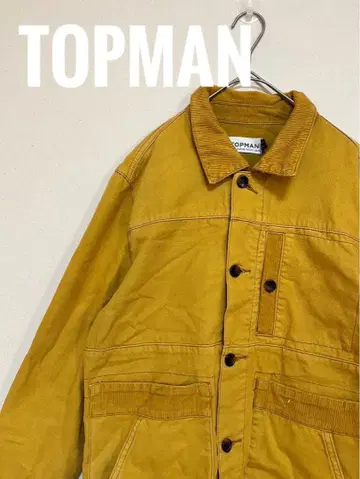TOPMAN 머스타드 블루종