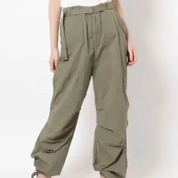 Ungrid 밀리터리 와이드 카고 팬츠