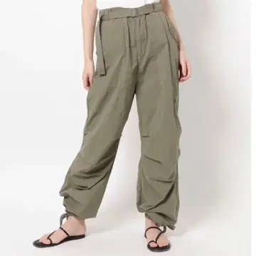 Ungrid 밀리터리 와이드 카고 팬츠