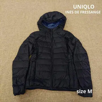 비교적 깨끗함 유니클로 경량 다운 다운 자켓 점퍼 네이비 M