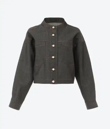 미사용 새상품 트루 바이 마리코 오이카와 데님 자켓 Marion 펄 버튼