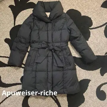 아푸와이저 리셰 블랙 다운 코트 숄카라/볼륨 카라 2/M