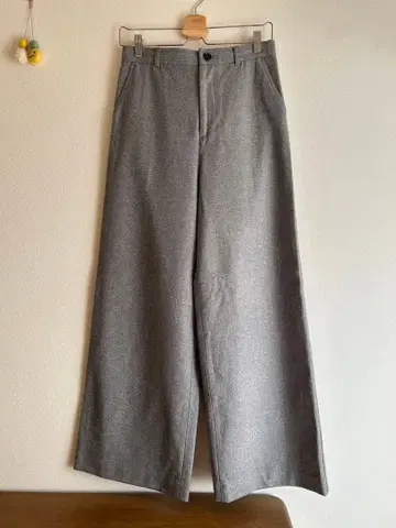 Tomorrowland MACPHEE 그레이 울 슬랙스 38 플란넬