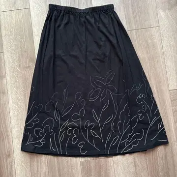 JURGEN LEHL 블랙 플레어 스커트 M