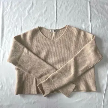 BABYLONE 바빌론 리브 V넥 니트 F 사이즈