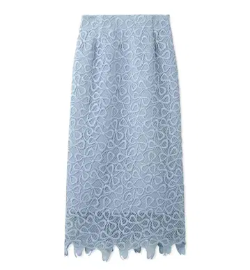 셀포드 CELFORD 오리지널 리본 메쉬 레이스 스커트 SAX36