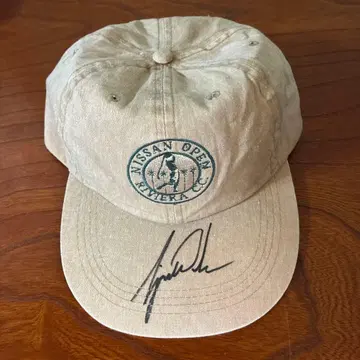 타이거 우즈 친필 사인 캡