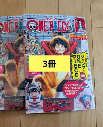 ONE PIECE 원피스 매거진 20호 루피 프로모 카드 포함 3권