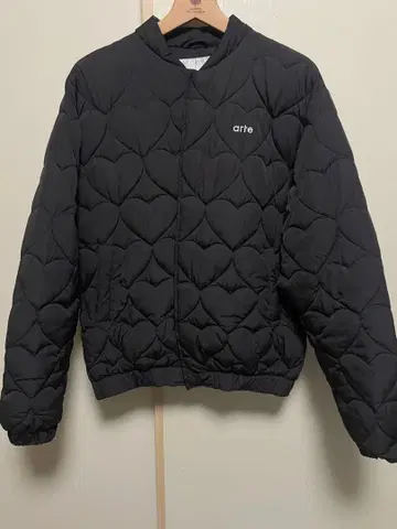 arte 블랙 다운 자켓 S