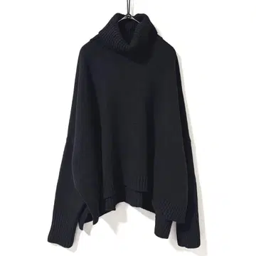 23구 울 캐시미어 니트 판초