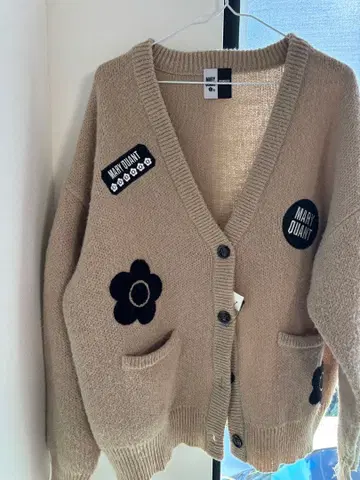 MARY QUANT 베이지 가디건