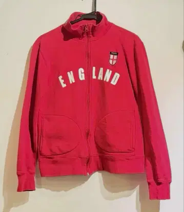 프렌치 커넥션 잉글랜드 풀 지퍼 자켓 빨간색
