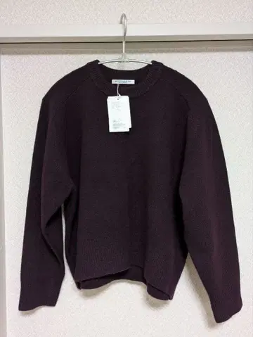 BEAUTY&YOUTH 울 캐시미어 래글런 크루넥 니트