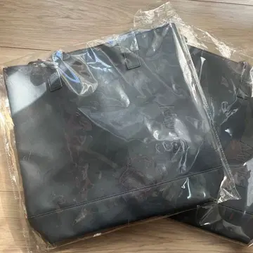 블랙 토트백 로고 BMW