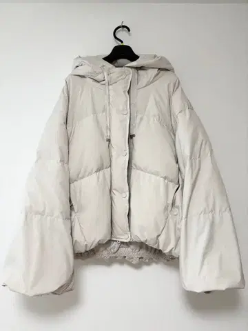 후드 다운 코트 FRAY I.D