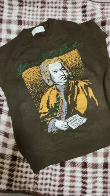 GU 바흐 디자인 니트 스웨터