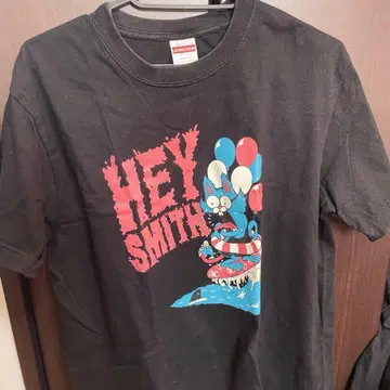 HEY-SMITH 고양이 서핑 T셔츠 M
