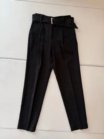 PLST 벨트 포함 팬츠 테이퍼드 팬츠 XXS