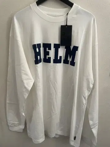 미사용 새상품 캡틴스 헬름 긴팔 티셔츠 화이트