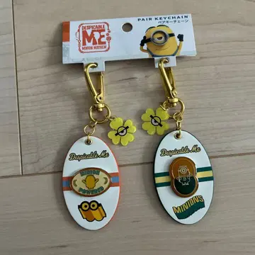 [ 미사용 ] 미니언 유니버설 스튜디오 재팬 페어 키체인