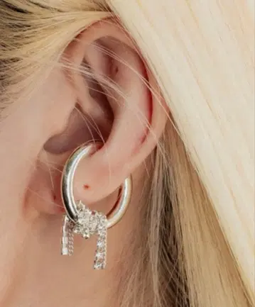 loni 니켈 프리 도금 후프 귀찌 체인 포함