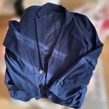 네이비 테일러드 자켓