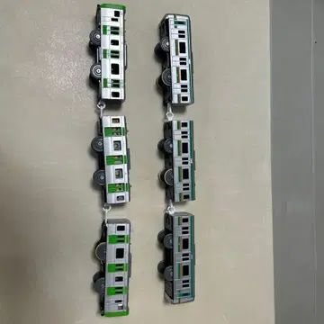 프라레일 3량 세트 그린 실버