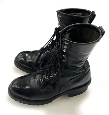 레드윙 699 블랙 가죽 스틸 없음