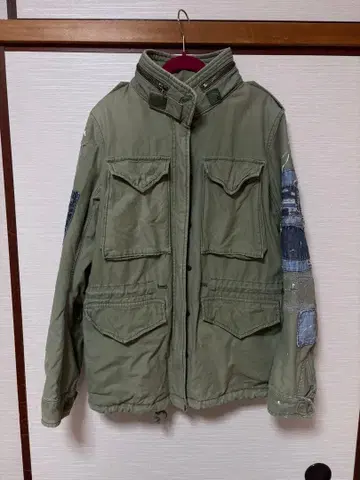 Denim&Supply 밀리터리 자켓 카키