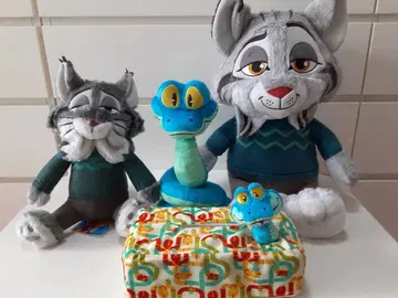 주토피아2 FukuFuku V-BIG 봉제 인형 L 봉제 인형 4세트