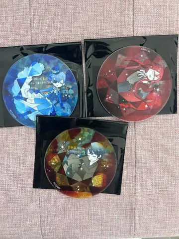 블랙 집사 Blacklabel 아크릴 코스터