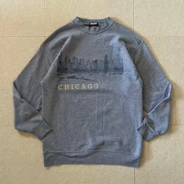 90s USA SIGNAL SPORTS 시카고 자수 맨투맨