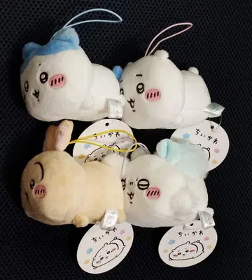치이카와 봉제 인형 하치와레 치이카와 토끼 모몽가 묶음 판매 4개