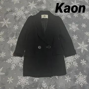 Kaon 블랙 체스터 코트