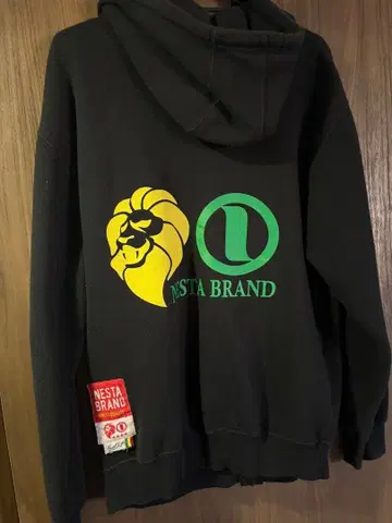 NESTA BRAND 블랙 집업 후드티