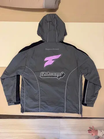 Zutomayo 아이페가 나일론 자켓 그레이