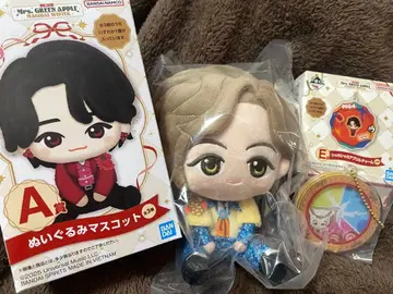 미세스 제일복권 후지사와 료카 A상 봉제 인형 E상 아크릴 참 세트
