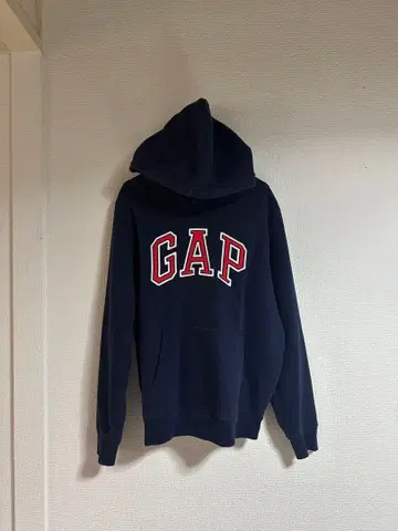 GAP 네이비 로고 후드티 L 사이즈